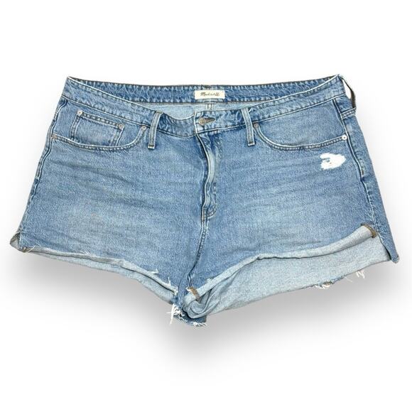 Madewell Relaxed Fit Denim Shorts 18w - Picture 2 of 6